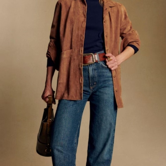 Sezane Suede Will Jacket Size Medium BNWOT - Picture 2 of 4